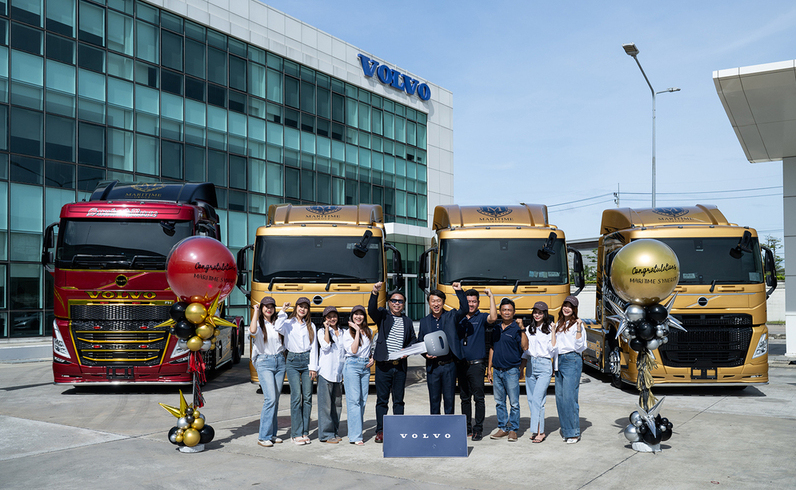 Maritime Synergy ยกระดับ Premium Logistics Solution ด้วย Volvo Trucks ดีไซน์พิเศษสะท้อนเอกลักษณ์องค์กร พร้อมรองรับการเติบโตของเครือข่ายขนส่งข้ามพรมแดน