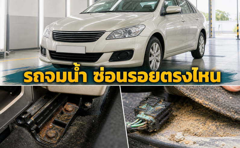 # รถจมน้ำแต่งสวยกลับมาขาย ซ่อนรอยไว้ตรงไหนบ้าง? 