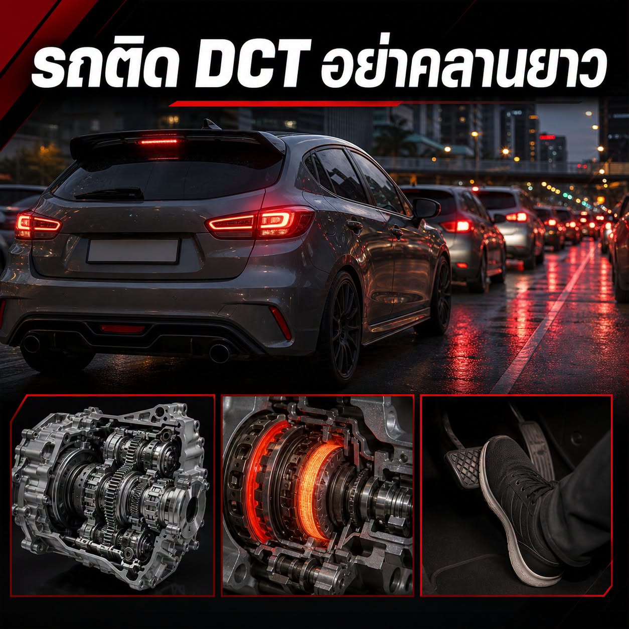 # รถติด DCT อย่าคลานยาว—คลัตช์ร้อนเพราะอะไร? 