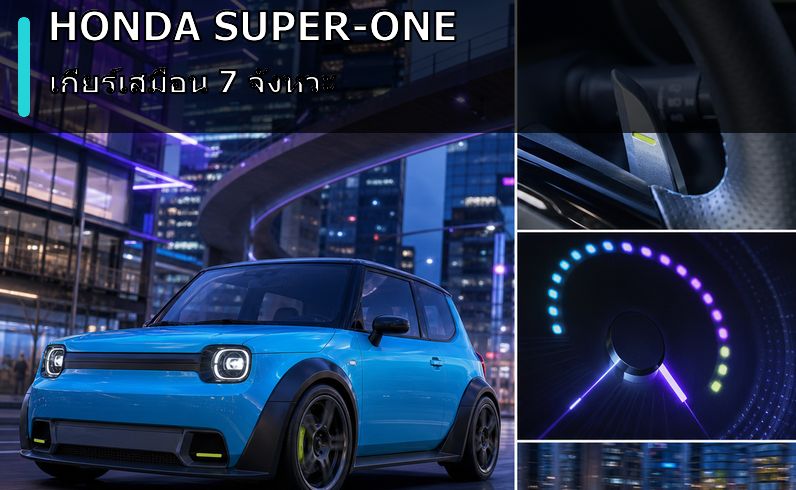 SUPER-ONE สนุกด้วยเกียร์เสมือน 7 จังหวะ 