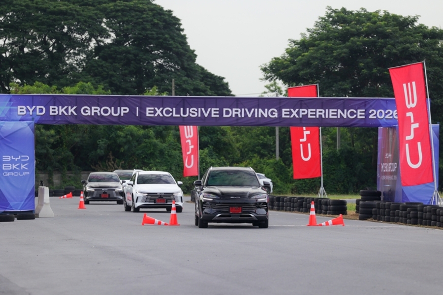 BYD BKK GROUP แสดงศักยภาพเครือข่าย “5 โชว์รูม 5 มุมเมือง” ปิดสนามแข่ง เปิดประสบการณ์ทดลองขับจริง ในงาน “BYD BKK DM-i DAY 2026” ตอกย้ำมาตรฐานบริการเดียวกัน “5 Showrooms, One Standard”
