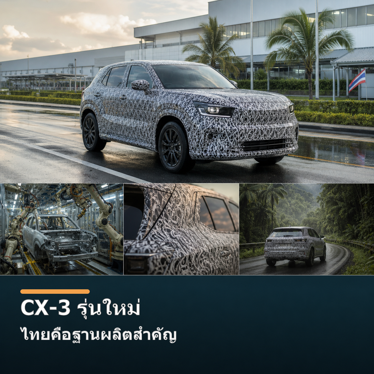CX-3 รุ่นใหม่โผล่แล้ว…และครั้งนี้ “ประเทศไทย” อาจสำคัญกว่าที่คิด