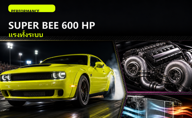 SUPER BEE 600 HP | แรงทั้งระบบ