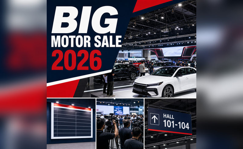 BIG MOTOR SALE 2026 แจ้งกำหนดเปิดบู๊ธ 21 ส.ค. | Hall 101-104