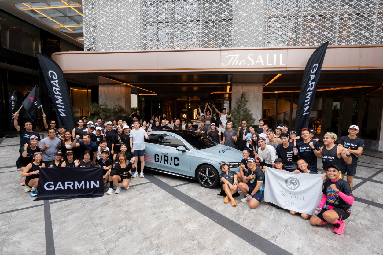 Mercedes-Benz ส่ง electric CLA นำขบวน City Run ร่วม Garmin Run Club Thailand