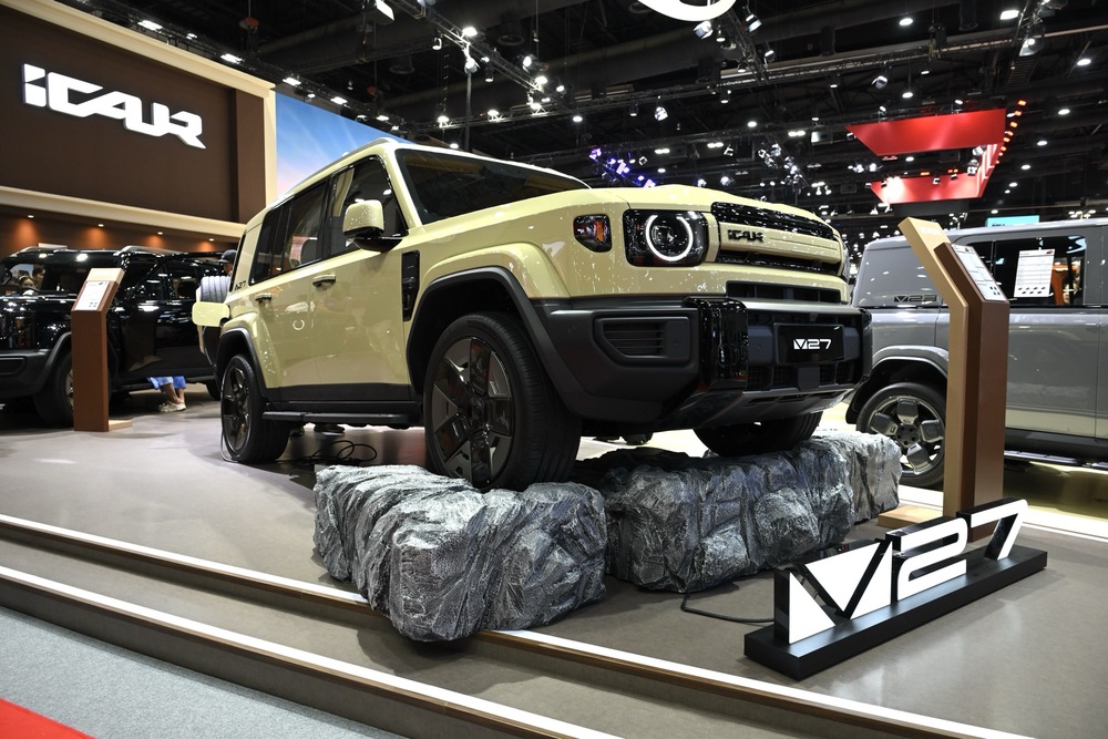 iCAUR นำ “iCAUR V27 REEV” อวดโฉมครั้งแรกในไทย!  ชวนสัมผัส SUV ดีไซน์ Classic Boxy กับเทคโนโลยี REEV