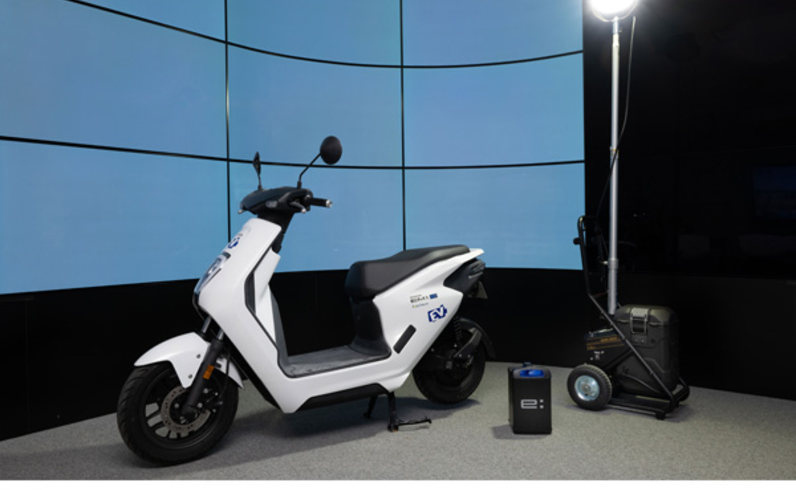 Honda ทดลองแบตเตอรี่สลับใช้ร่วมกันที่ไซต์ Torch Tower ในโตเกียว