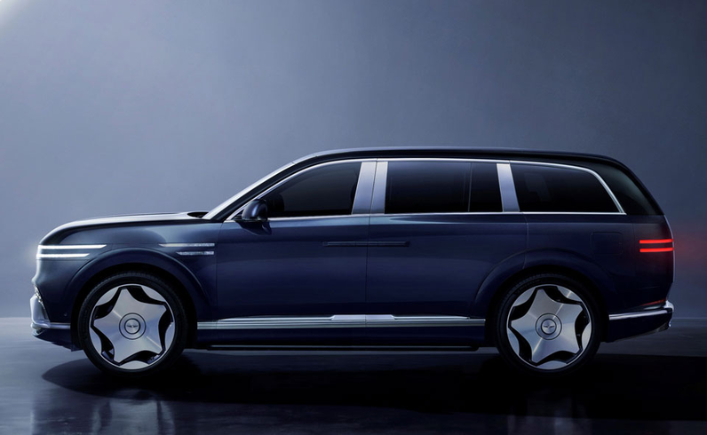 Genesis GV90 ปล่อยภาพทางการชุดใหม่ ชูแบตเตอรี่ 123.5 kWh และกำลัง 657 แรงม้า