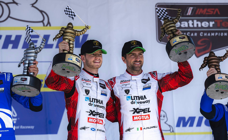 Lamborghini Temerario GT3 ชนะ IMSA VIR จากโพล คว้าชัยสองสนามติด