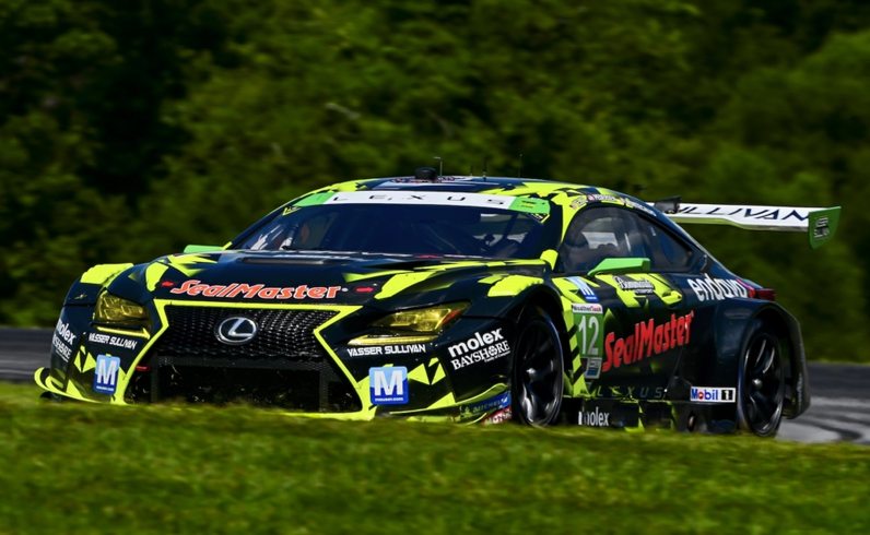 Lexus RC F GT3 สองคันจบ Top 10 ที่ VIR ในศึก IMSA