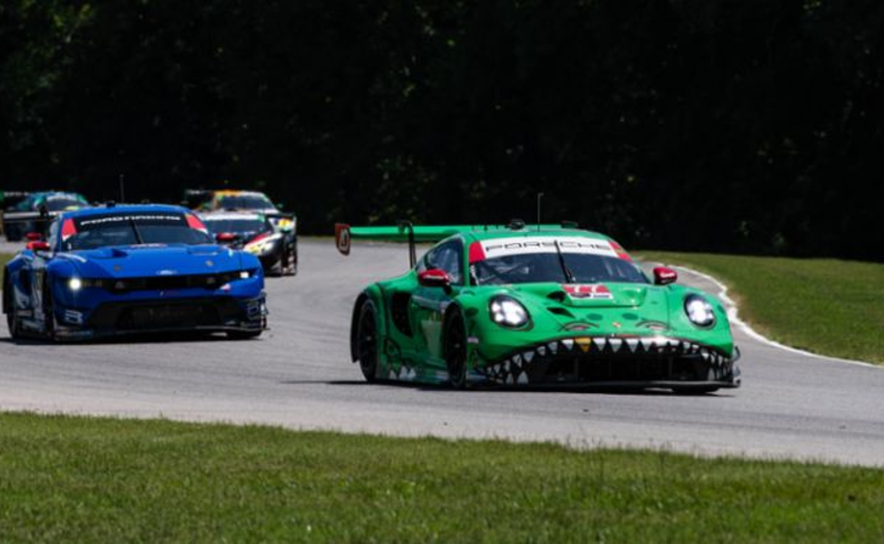 Porsche 911 GT3 R เจองานหนักที่ VIR จบอันดับ 9 GTD PRO และ 10 GTD