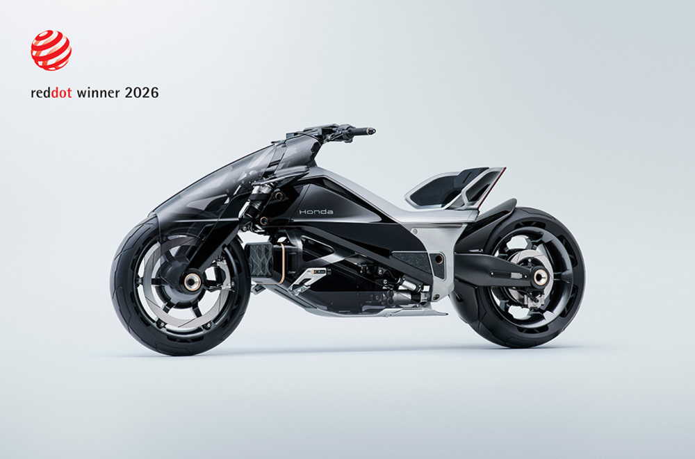 EV Outlier Concept และภาพยนตร์โฆษณารถจักรยานยนต์ไฟฟ้าของฮอนด้า คว้ารางวัล Red Dot Design Award 2026