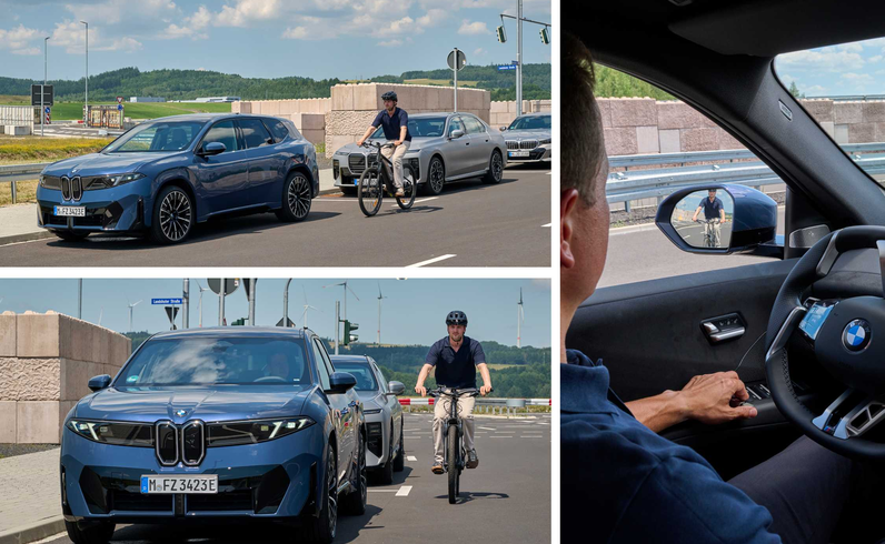 BMW Neue Klasse เพิ่มระบบหน่วงเปิดประตู ลดความเสี่ยงชนจักรยาน เริ่มจาก iX3