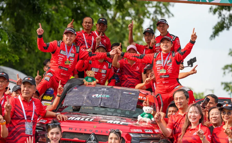 Triton ทีม Mitsubishi Ralliart คว้าแชมป์ AXCR 2026 พร้อมล้อ WORK CRAG T-GRABIC II MC+