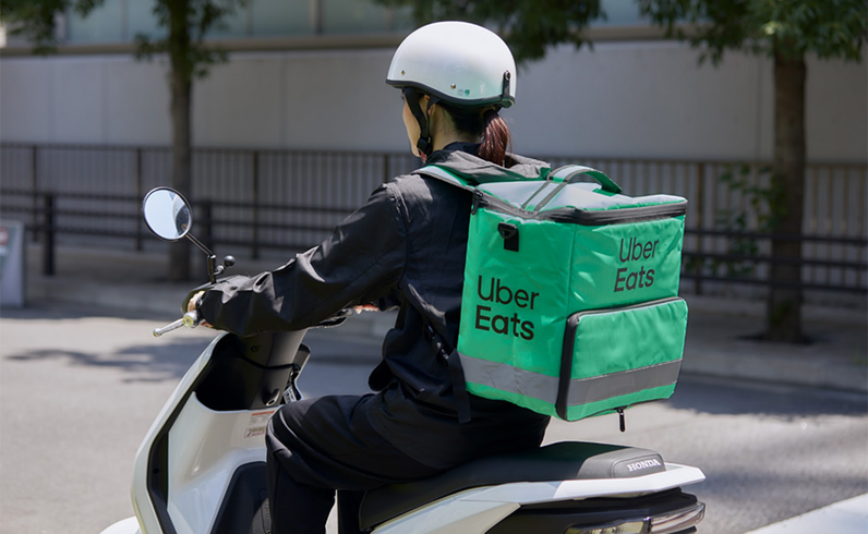 Honda จับมือ Uber Eats Japan ทดลองแอปประเมินการขี่มอเตอร์ไซค์ปลอดภัย