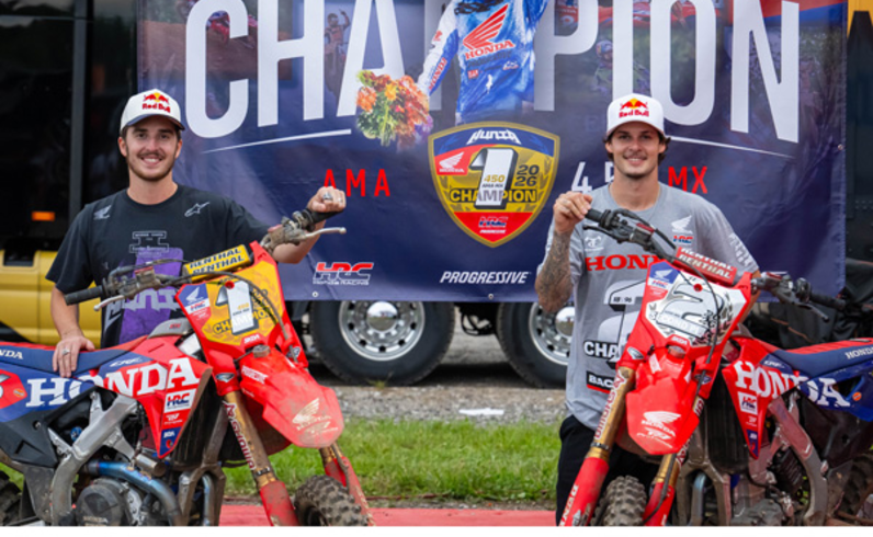 Hunter Lawrence คว้าแชมป์ AMA Pro Motocross 450MX ครั้งแรกกับ Honda