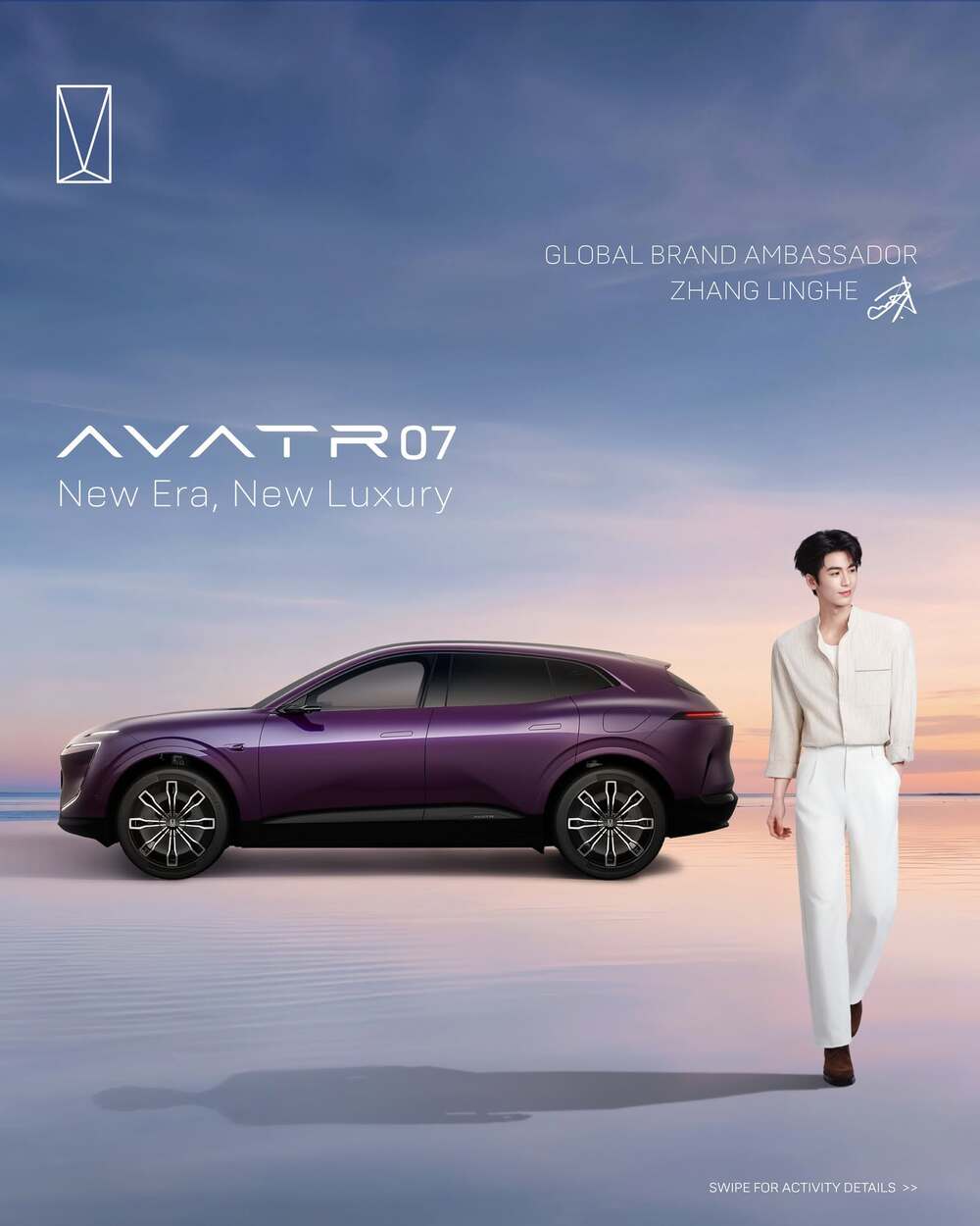 AVATR ชวนแฟนๆ ร่วมกิจกรรม "Create Your AVATR Moment x Zhang Linghe" ฉลองการเปิดตัว Global Brand Ambassador คนล่าสุด
