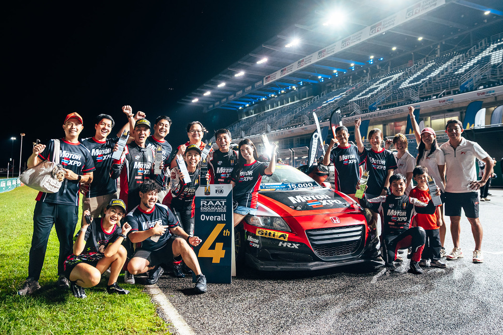 Motor Expo Racing Team สู้ยาว 10 ชั่วโมง RAAT Thailand Endurance Championship 2026 ปิดสนามสุดท้าย  คว้าอันดับ 2 รุ่น TC4 มาครอง