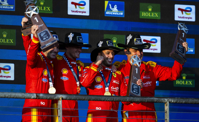 Ferrari #50 คว้าชัย WEC ที่ COTA หลัง Toyota #7 ถอนตัวจากปัญหาไฮดรอลิกท้ายเรซ