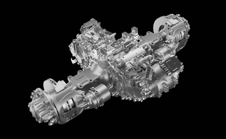 Bosch เปิดเทคโนโลยีรถบรรทุกยุคซอฟต์แวร์ e-Axle รองรับ 18-49 ตัน