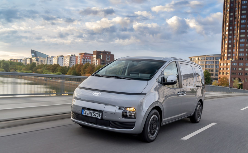 Hyundai STARIA Cargo Elektro เปิดรับจองเยอรมนี 800V วิ่งสูงสุด 450 กม. WLTP