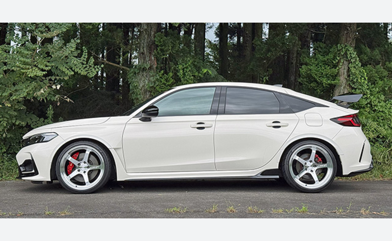 HKS HIPERMAX Touring สำหรับ Civic Type R FL5 ลดสูง 13-25 มม. ยังใช้แดมเปอร์เดิม