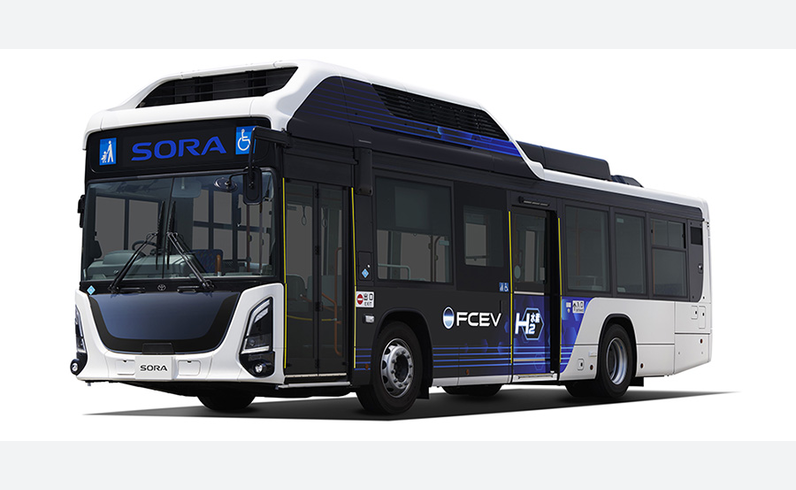Toyota Sora โฉมใหม่ วิ่งไฮโดรเจนเกิน 300 กม. เติมเต็มถังราว 10 นาที
