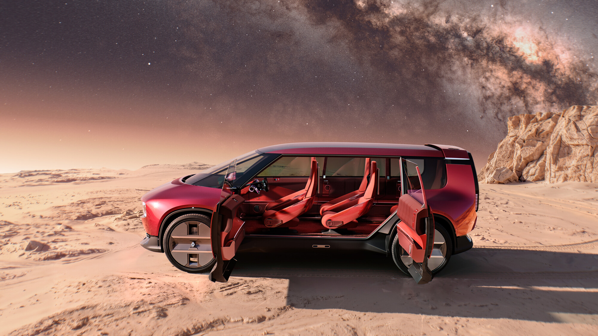 Renault E-Space Concept คืนแนวคิด MPV ไฟฟ้า 6 ที่นั่ง จอ 1,130 มม.