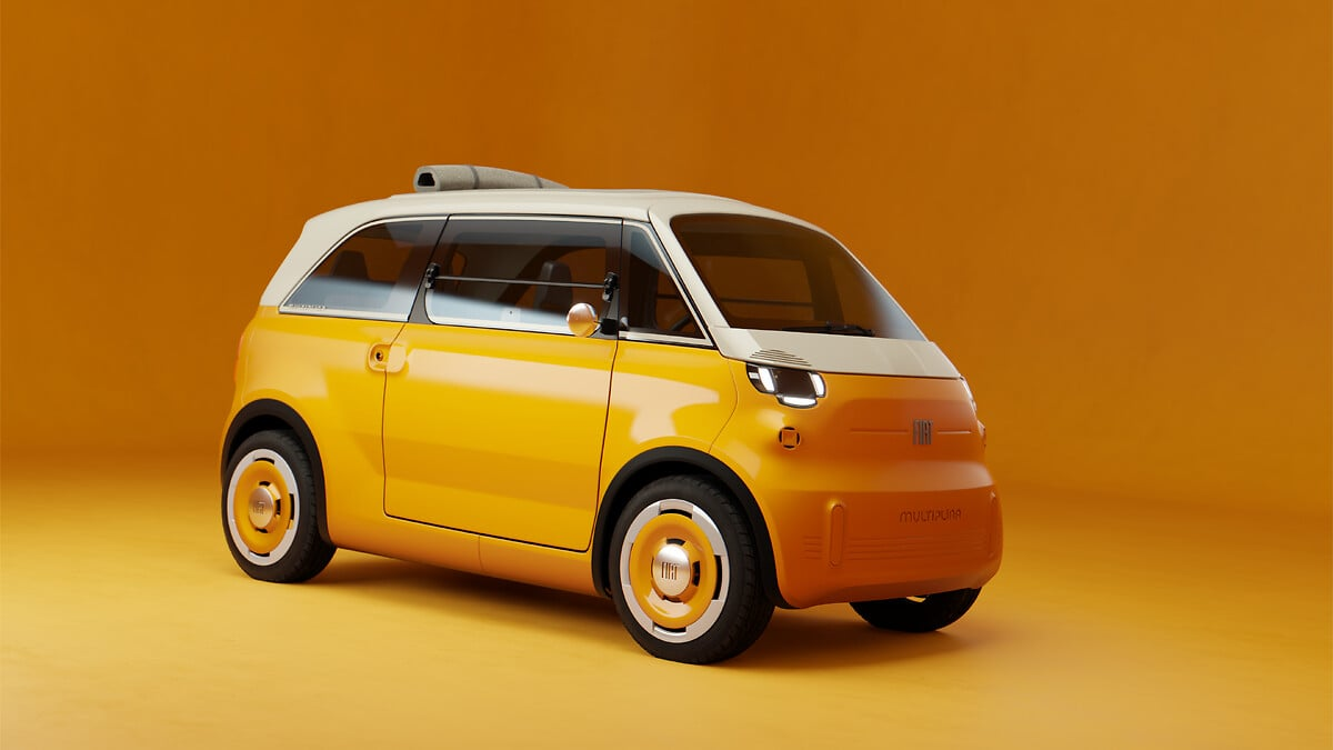 FIAT Multiplina คอนเซปต์ EV ยาว 3.04 เมตร นั่ง 4 คน บนสถาปัตยกรรม L7