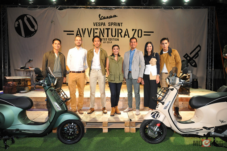 เวสปิอาริโอเผยโฉมเวสป้ารุ่นพิเศษจำนวนจำกัด  “Vespa Sprint Avventura 70 Limited Edition”  จัดจำหน่ายเพียง 700 คันในไทยเท่านั้น
