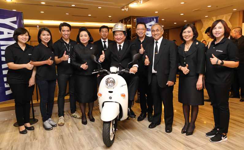 ยามาฮ่าจัดแสดงรถจักรยานยนต์ไฟฟ้า Yamaha E-Vino ในงานสัมมนาฯไทยแลนด์ 4.0 